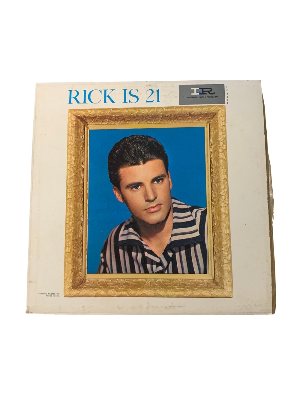 Rick Is 21 Vintage Vinyl LP Record by Imperial - Fair Condition Cream Cover Gold